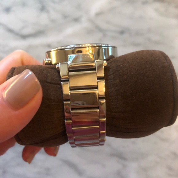 Michael Kors Crystal Bezel Stainless Steel Watch main image 4